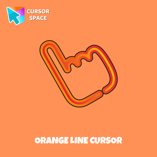 Orange Line cursor pointer cursor
